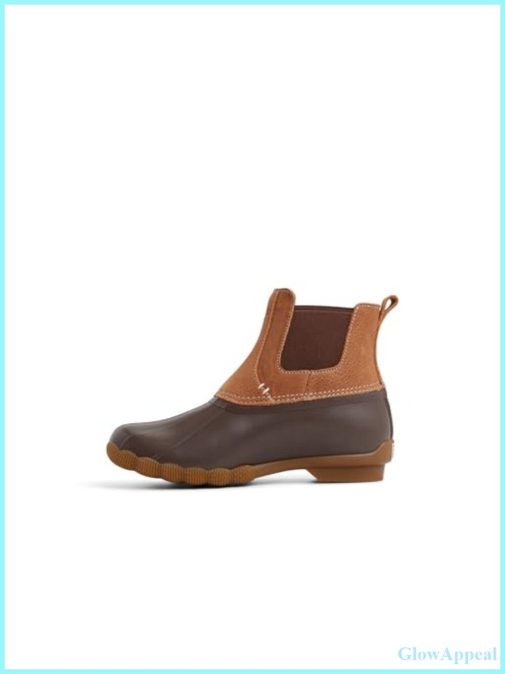 Sperry Saltwater Chelsea Waterproof Duck Boot Leather Rubber Slip-On